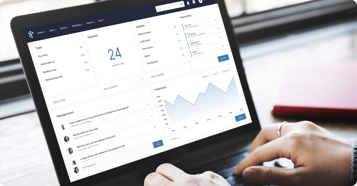 Inspiretec CRM dashboard Inspiretec CRM dashboard