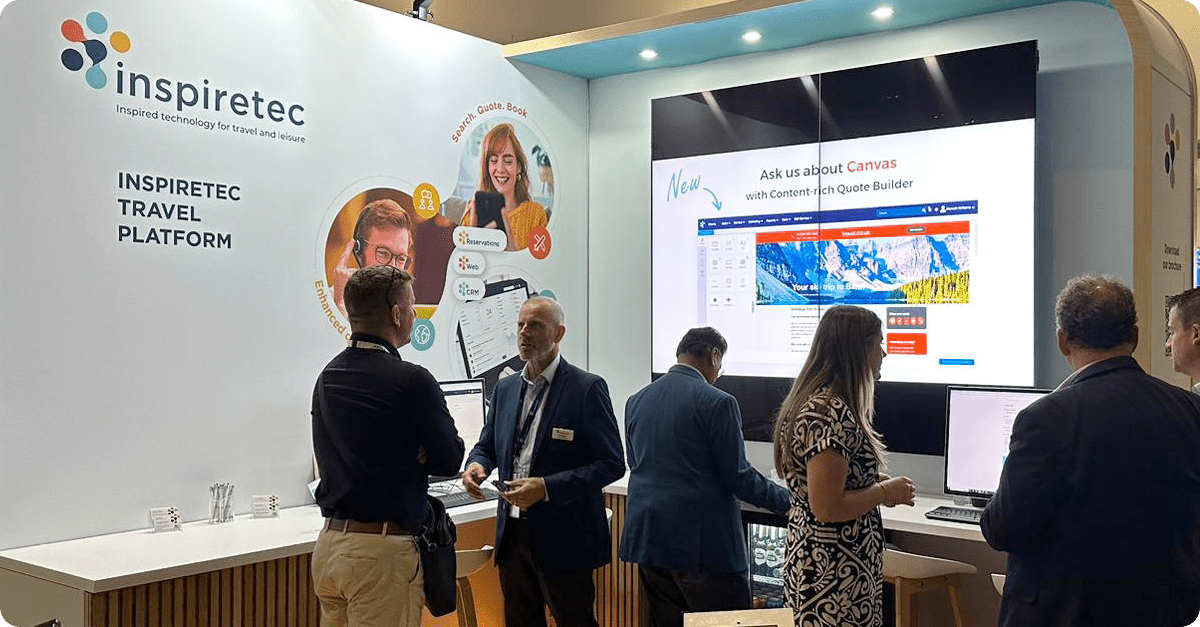 TravelTech Show 2023 Canvas Inspiretec stand and new module Canvas TravelTech Show 2023